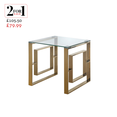 Rizzo Gold Coffee Table