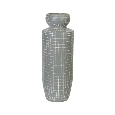 41.8cm Grey Ceramic Vase