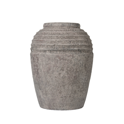 50cm Antique Dark Grey Terracotta Pot
