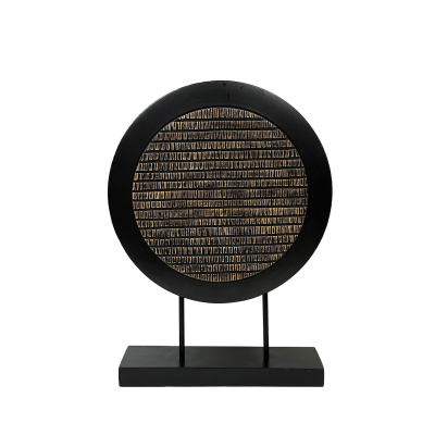 41.5cm Black and Brown Polyresin Decor