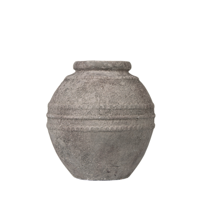40.5cm Antique Dark Grey Terracotta Pot